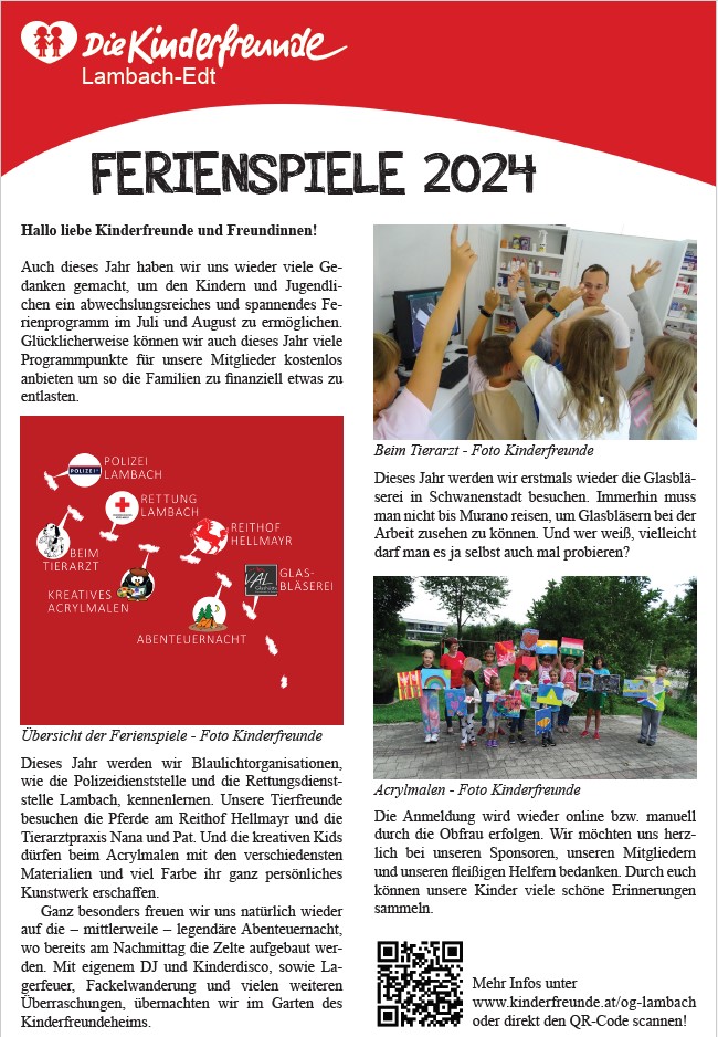 Ferienspiele 2024